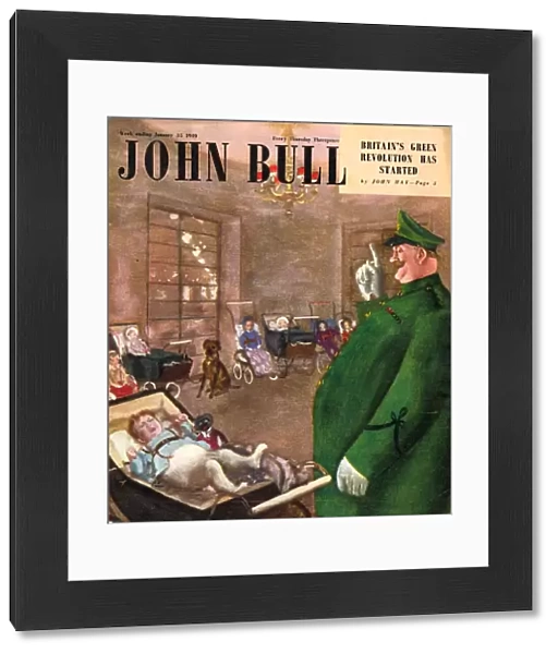 John Bull 1949 1940s UK babies prams magazines baby