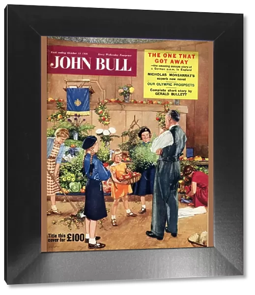 John Bull 1956 1950s UK girl guides brownies magazines
