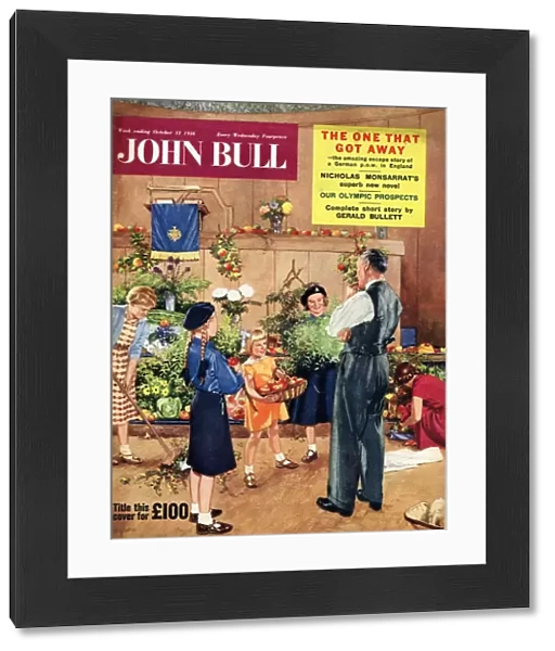 John Bull 1956 1950s UK girl guides brownies magazines
