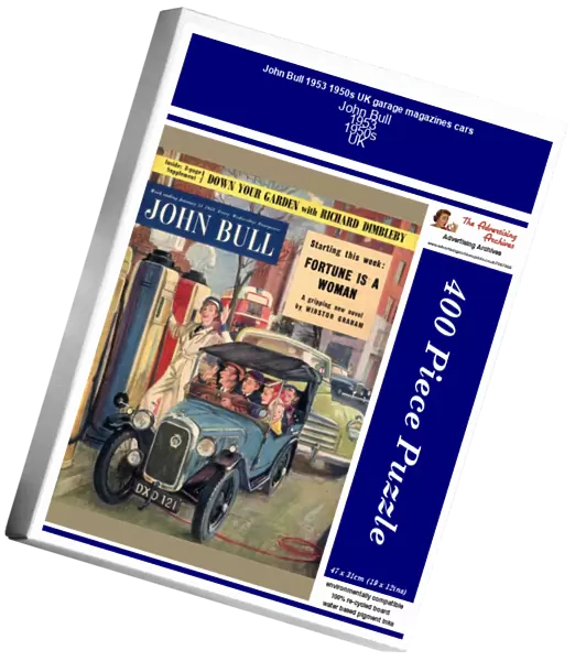 John Bull 1953 1950s UK garage magazines cars