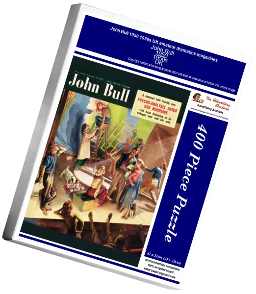 John Bull 1950 1950s UK amateur dramatics magazines