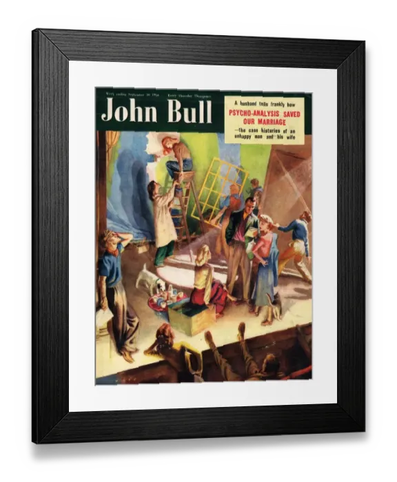Framed Print : John Bull 1950 1950s UK amateur dramatics magazines Framed Print : John Bull 1950 1950s UK amateur dramatics magazines