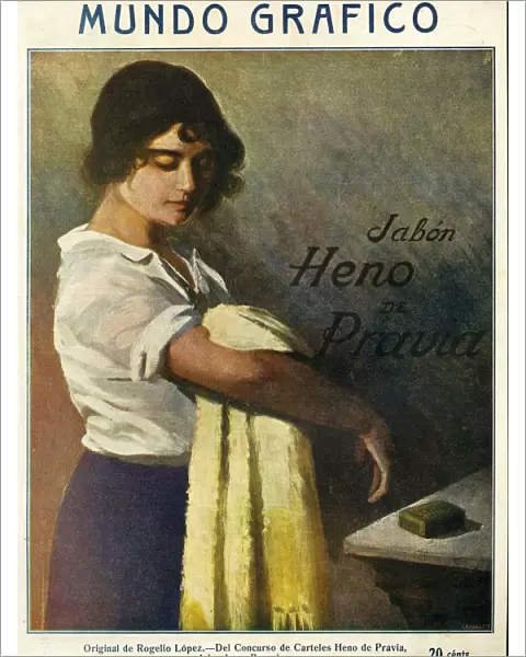 Mundo Grafico 1916 1910s Spain cc magazines washing heno de pravia