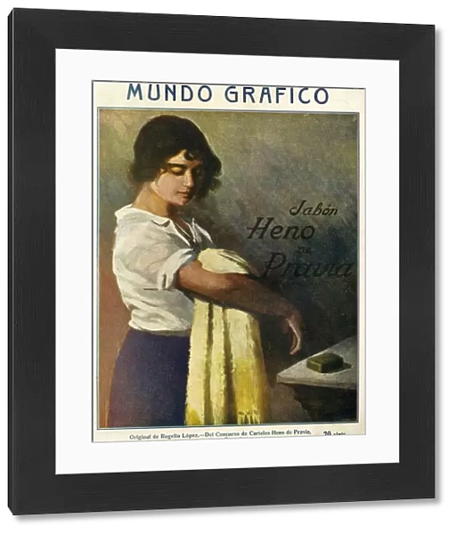 Mundo Grafico 1916 1910s Spain cc magazines washing heno de pravia