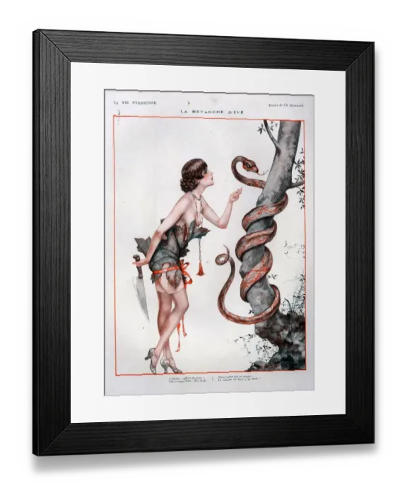 Framed Print : 1920s, France, La Vie Parisienne, Magazine Plate Framed Print : 1920s, France, La Vie Parisienne, Magazine Plate