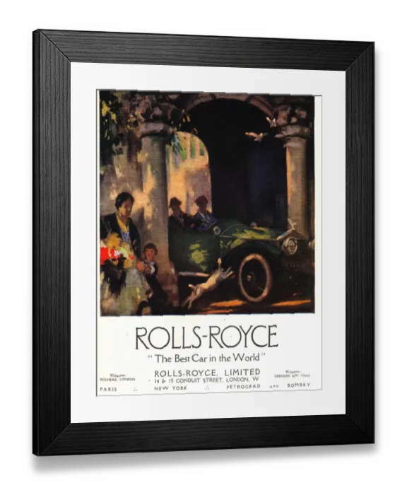 Framed Print : Rolls-Royce 1917 1910s UK cars Framed Print : Rolls-Royce 1917 1910s UK cars