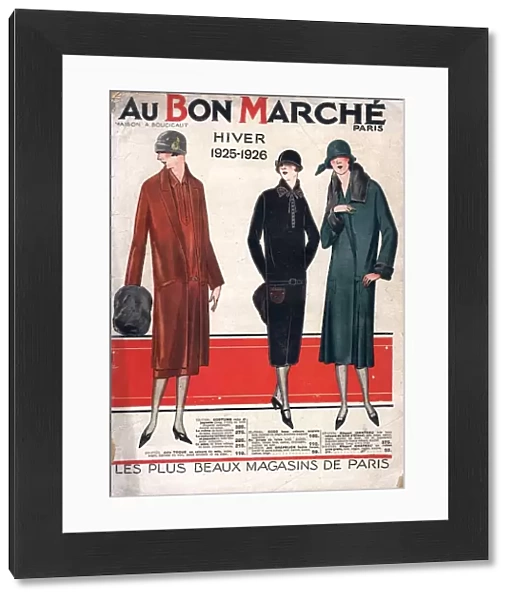 1924 1920s France catalogues au bon marche womens