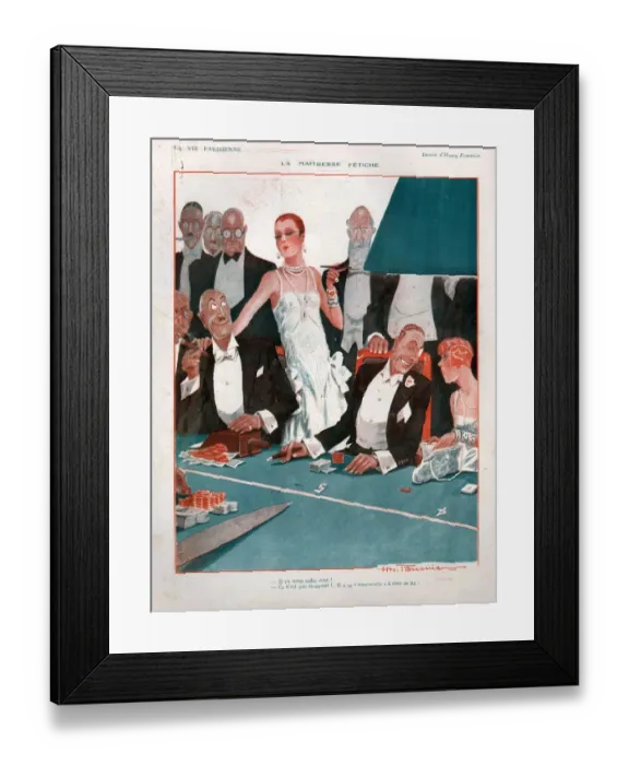 Framed Print : 1920s, France, La Vie Parisienne, Magazine Plate Framed Print : 1920s, France, La Vie Parisienne, Magazine Plate