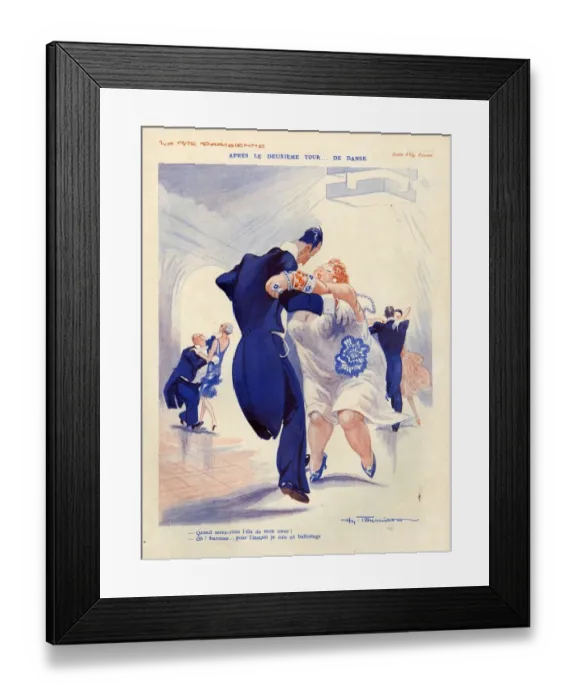 Framed Print : 1920s, France, La Vie Parisienne, Magazine Plate Framed Print : 1920s, France, La Vie Parisienne, Magazine Plate