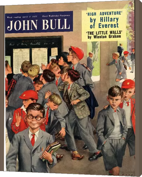 John Bull 1955 1950s UK schools swots exams magazines