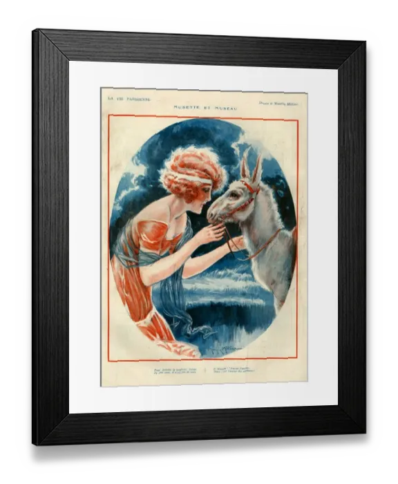 Framed Print : 1920s, France, La Vie Parisienne, Magazine Plate Framed Print : 1920s, France, La Vie Parisienne, Magazine Plate