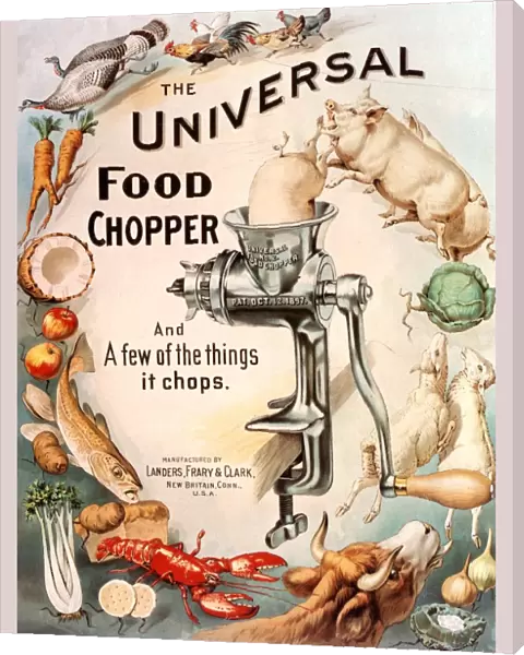 1899 1890s USA food choppers mincers the universal cooking appliances gadgets