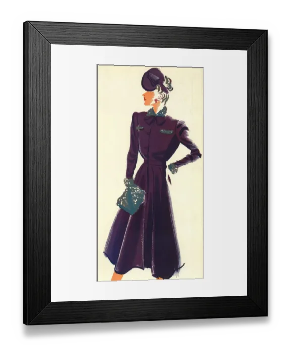 Framed Print : Womens Fashion 1930s 1939 1930s UK portraits womens