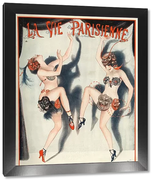 La Vie Parisienne 1922 1920s France Valdes magazines illustrations erotica dancers