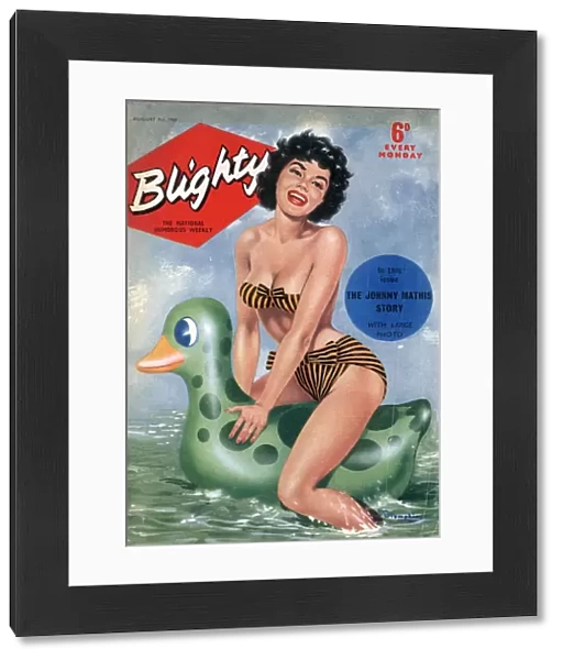 Blighty 1958 1950s UK holidays seaside bikinis rubber rings swimwear swim suits swimming