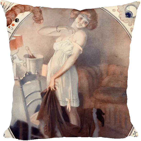 La Vie Parisienne 1922 1920s France Leo Fontan illustrations erotica dressing undressing