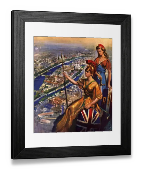Framed Print : Festival of Britain, 1950s, UK