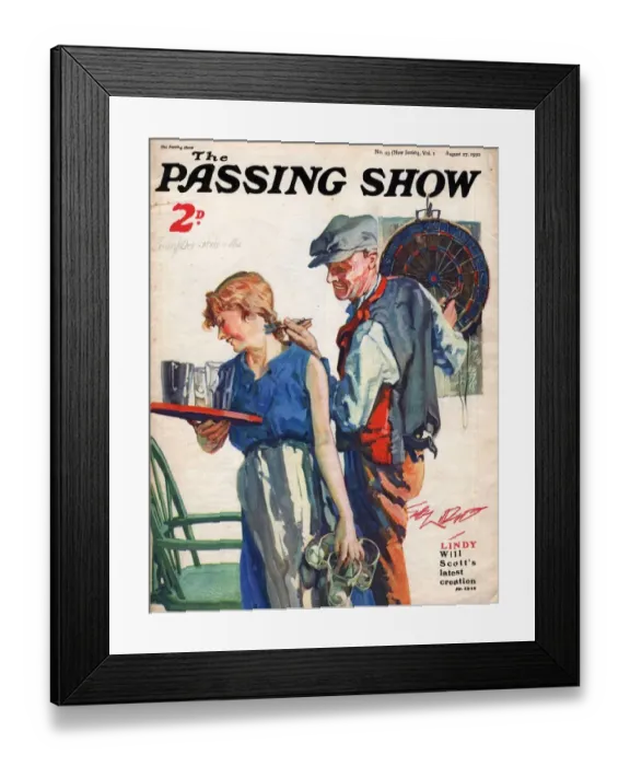 Framed Print : 1930s, UK, The Passing Show, Magazine Cover Framed Print : 1930s, UK, The Passing Show, Magazine Cover