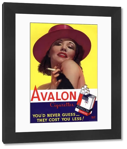 Avalon 1930s USA glamour cigarettes smoking