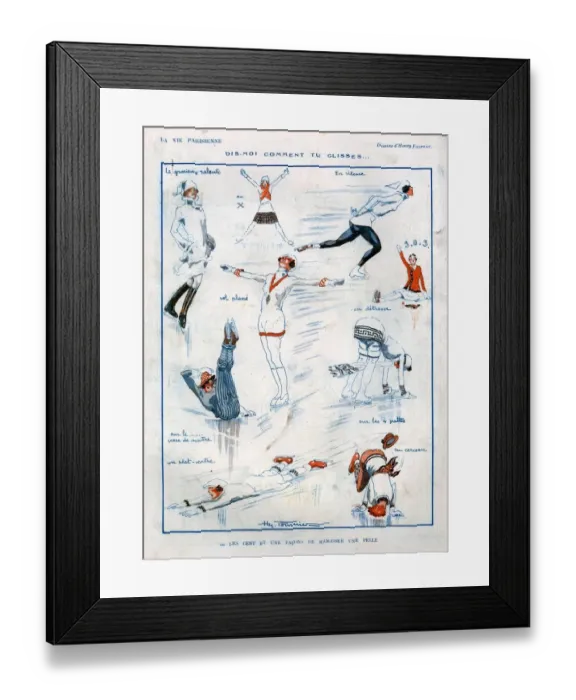 Framed Print : 1920s, France, La Vie Parisienne, Magazine Plate Framed Print : 1920s, France, La Vie Parisienne, Magazine Plate