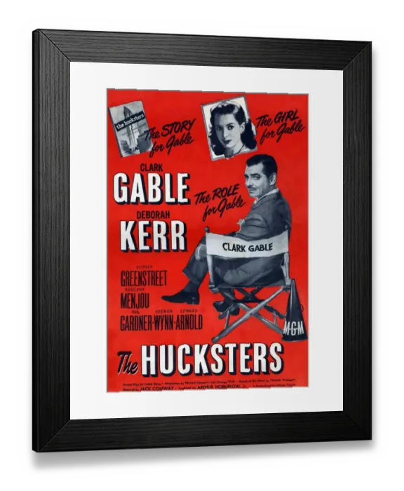 Framed Print : The Hucksters 1947 1940s UK Clark Gable, Deborah Kerr Framed Print : The Hucksters 1947 1940s UK Clark Gable, Deborah Kerr