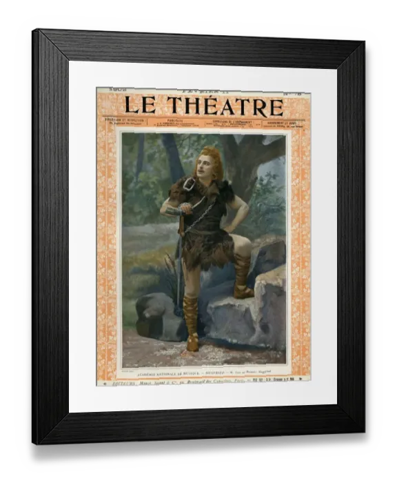 Framed Print : Le Theatre, 1900s, France Framed Print : Le Theatre, 1900s, France