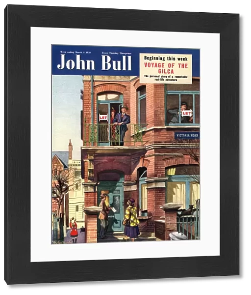 John Bull 1950 1950s UK new homes estate agents moving property letting to let rent