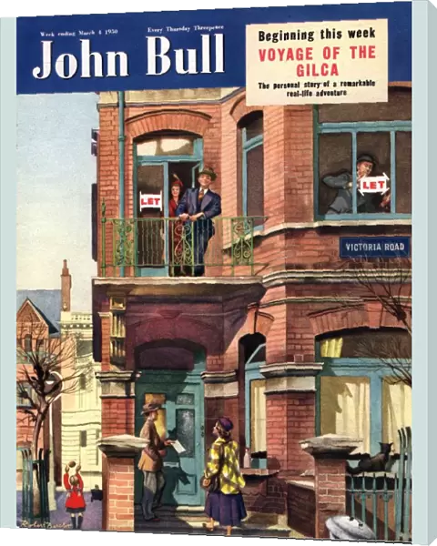 John Bull 1950 1950s UK new homes estate agents moving property letting to let rent