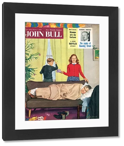 John Bull 1950s UK hangovers sleep magazines family sleeping