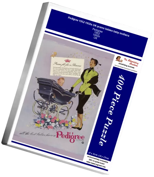 Pedigree 1952 1950s UK prams babies baby mothers