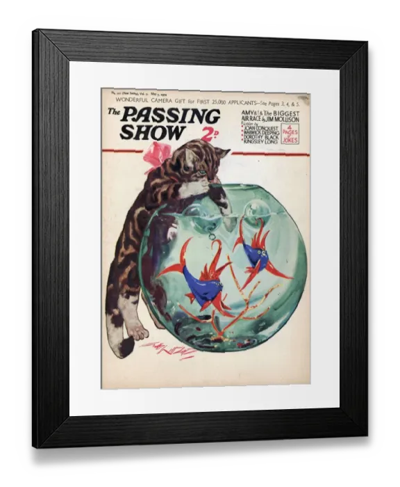 Framed Print : 1930s, UK, The Passing Show, Magazine Cover Framed Print : 1930s, UK, The Passing Show, Magazine Cover