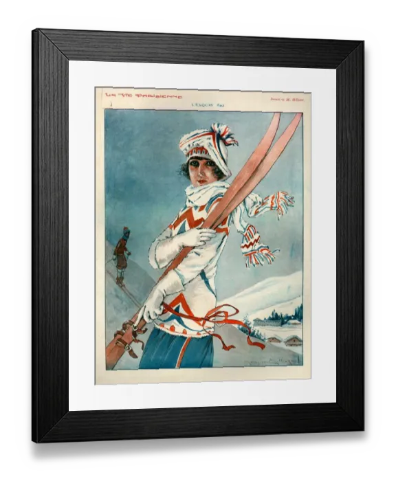 Framed Print : 1920s, France, La Vie Parisienne, Magazine Plate Framed Print : 1920s, France, La Vie Parisienne, Magazine Plate