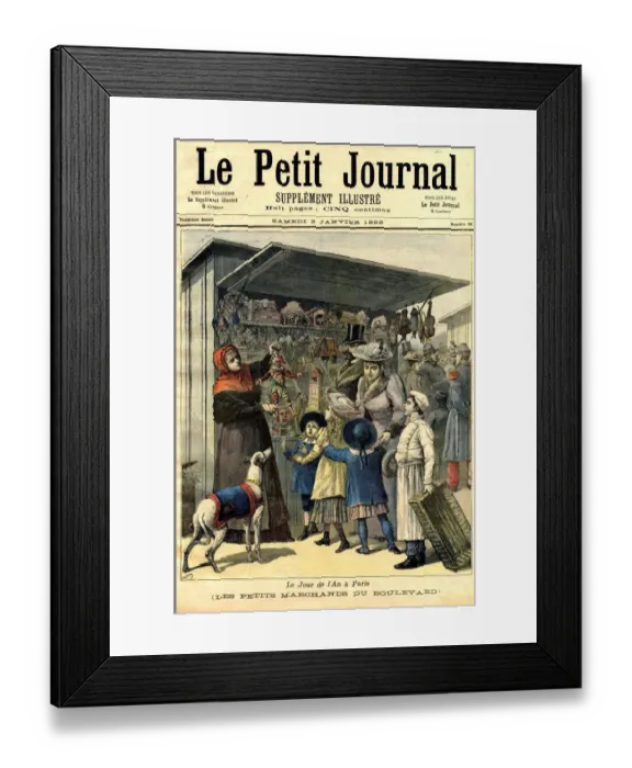 Framed Print : 1900s, France, Le Petit Journal, Magazine Cover Framed Print : 1900s, France, Le Petit Journal, Magazine Cover