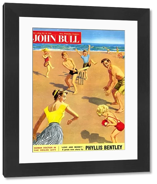 John Bull 1950s UK holidays cricket beaches seaside seaside magazines