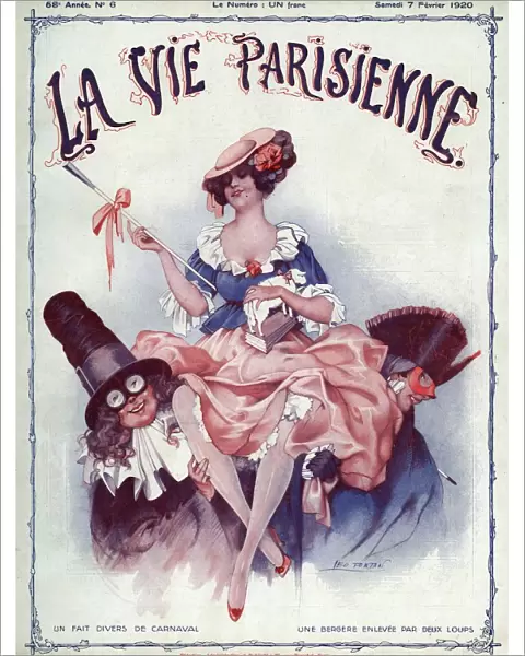 La vie Parisienne 1920 1920s France Leo Fontan magazines masquerade carnivals Little