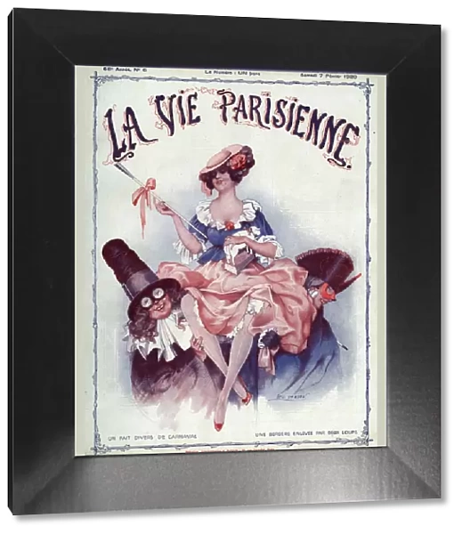 La vie Parisienne 1920 1920s France Leo Fontan magazines masquerade carnivals Little