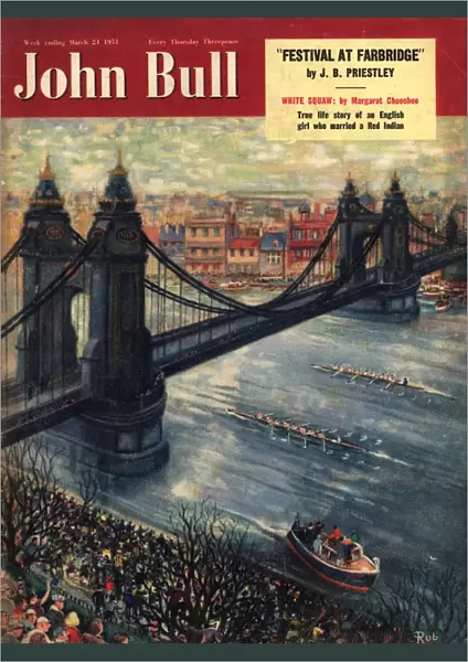 John Bull 1950s UK thames bridges tower bridge london magazines