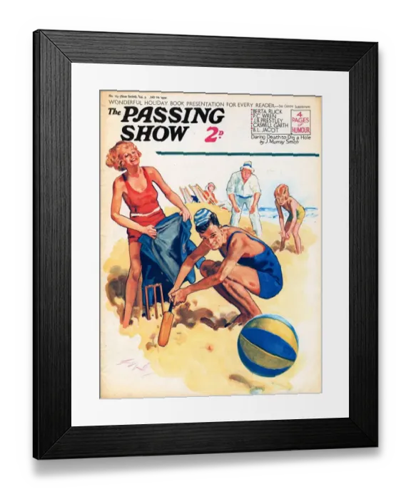 Framed Print : 1930s, UK, The Passing Show, Magazine Cover Framed Print : 1930s, UK, The Passing Show, Magazine Cover
