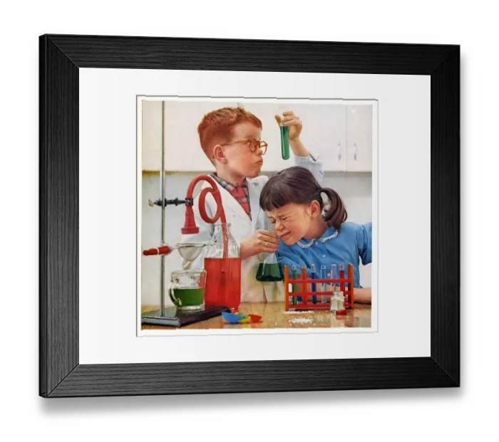 Framed Print : 1950s USA chewing gum test tubes chemistry sets schools beech-nut beech nut laboratories Framed Print : 1950s USA chewing gum test tubes chemistry sets schools beech-nut beech nut laboratories