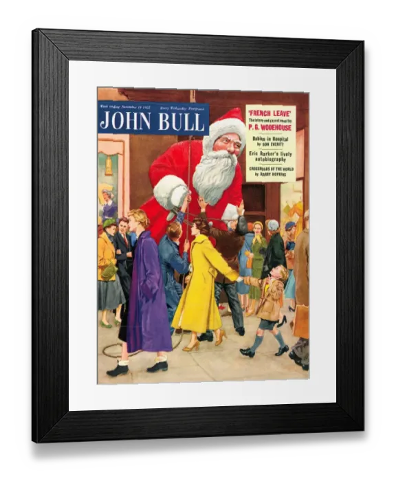 Framed Print : John Bull 1950s UK covers magazines
