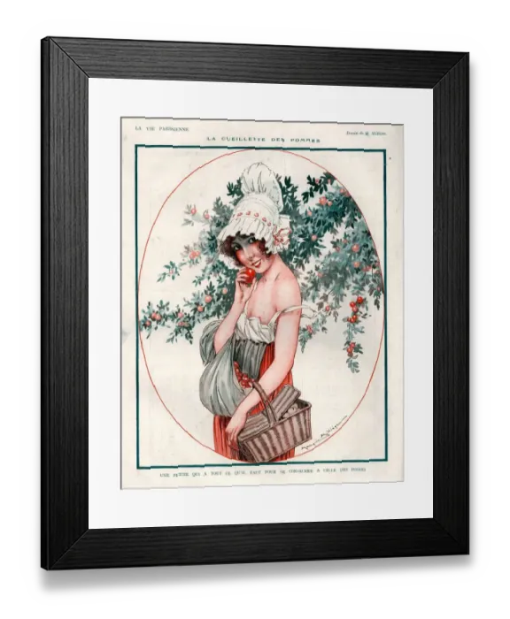 Framed Print : 1920s, France, La Vie Parisienne, Magazine Plate Framed Print : 1920s, France, La Vie Parisienne, Magazine Plate