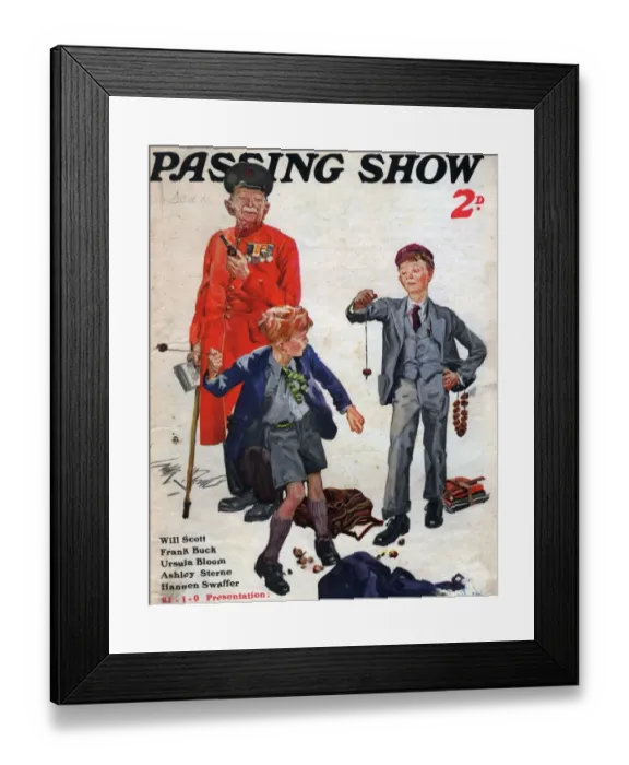 Framed Print : 1930s, UK, The Passing Show, Magazine Cover Framed Print : 1930s, UK, The Passing Show, Magazine Cover