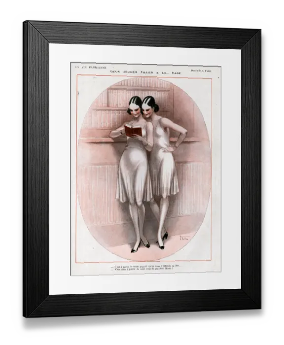 Framed Print : 1920s, France, La Vie Parisienne, Magazine Plate Framed Print : 1920s, France, La Vie Parisienne, Magazine Plate
