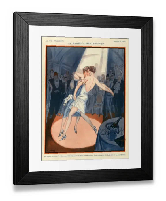 Framed Print : 1920s, France, La Vie Parisienne, Magazine Plate Framed Print : 1920s, France, La Vie Parisienne, Magazine Plate