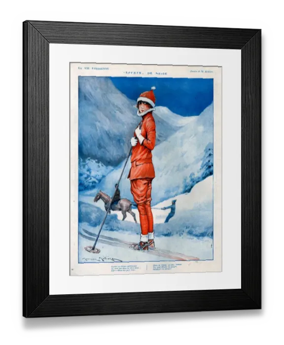 Framed Print : 1920s, France, La Vie Parisienne, Magazine Plate