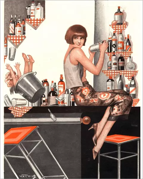 Le Sourire 1920s France womens cocktails magazines