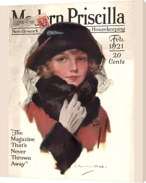 Modern Priscilla 1921 1920s USA ladies portraits magazines women fur