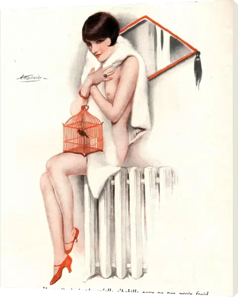 Le Sourire 1930s France erotica glamour birds cages magazines