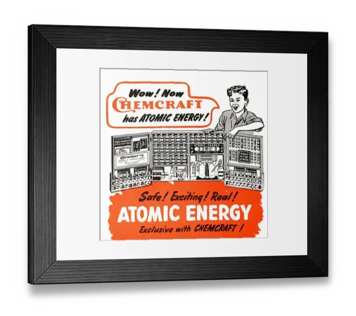 Framed Print : The Porter Chemical Company 1950s USA itnt chemistry sets Chemcraft boys science Framed Print : The Porter Chemical Company 1950s USA itnt chemistry sets Chemcraft boys science