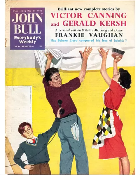 John Bull 1959 1950s UK decorating diy magazines do it yourself family